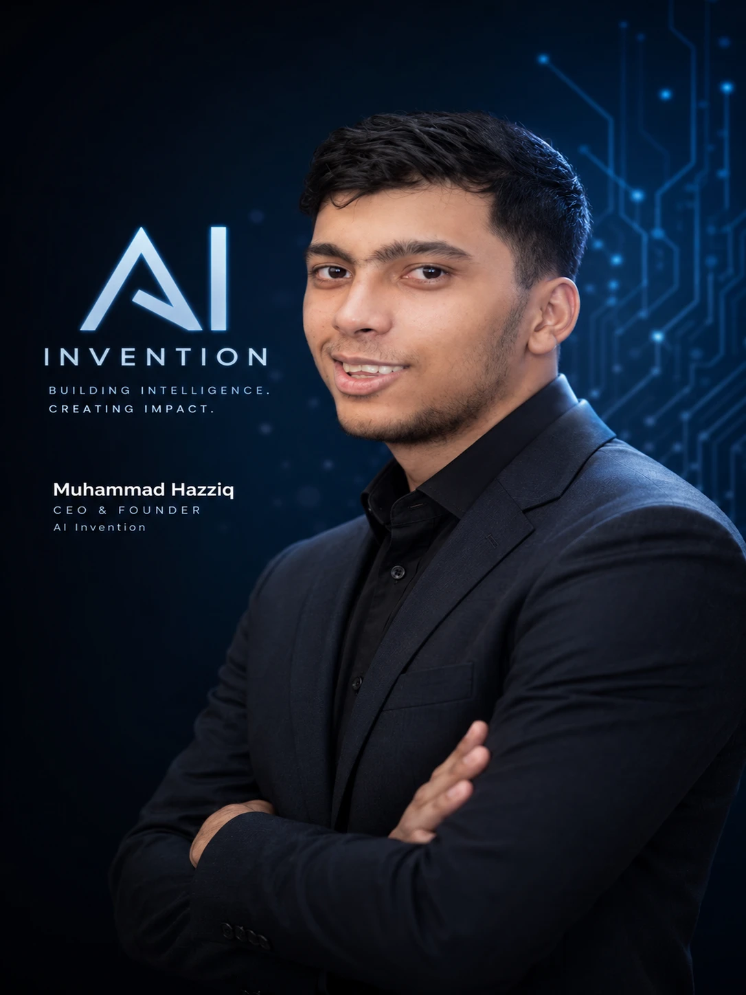 Hazziq Javeed Iqbal, Founder and CEO of AI Invention
